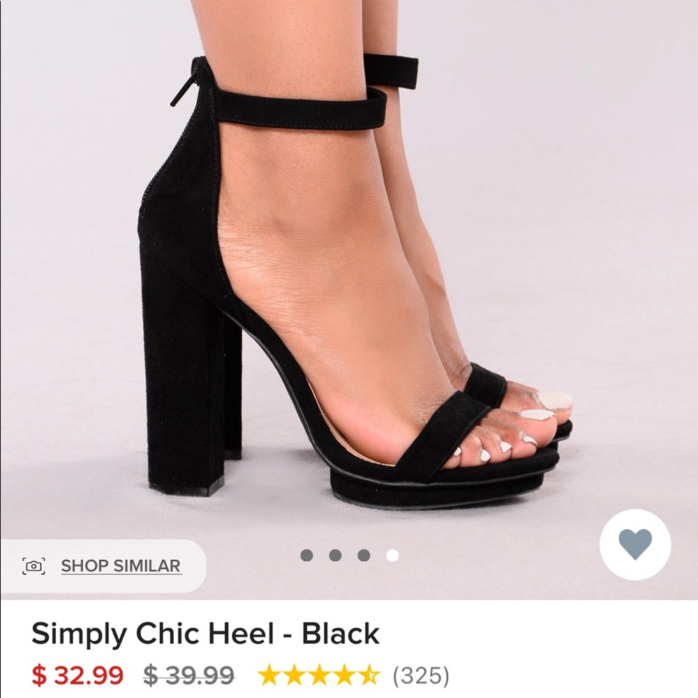 Fashionnova black heels